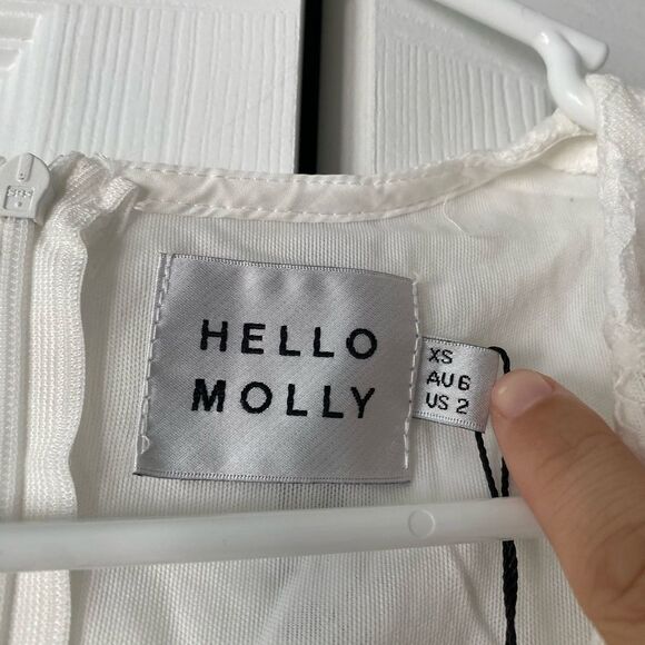 Hello molly darling days dress in white NWT size XS - Picture 7 of 7